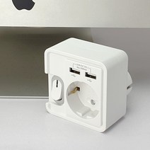 이제로 USB 2포트 충전 멀티 절전 콘센트 멀티탭 1구