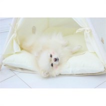 애견텐트 아이보리 텐트만 94096 강아지집 고양이라탄