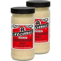 아토믹 홀스래디쉬 엑스트라 핫 연어 샐러드 드레싱 소스 6oz(170g) 2팩 Atomic Horseradish Extra Hot, 1개