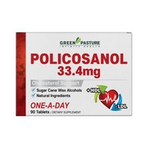 그린패스쳐(Green Pasture) 그린파스쳐 폴리코사놀 33.4mg 90정, 1세트