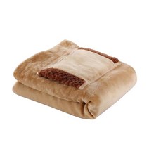 전기 담요 5v soft 두꺼운 히터 침대 따뜻한 겨울 따뜻한 난방 담요 빨 온도 조절기 usb 충전 포켓, 낙타