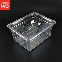 쇼핑오션(1 2 Size) PC밧드 음식 보관용기 통 바트 받드 냉장고 정리용기 재료보관함 정리함 투명 플라스틱 업소용 가정용 냉동실 가정용 업소용 밥보관 반찬+dhtustyvld, 상품택1*PC밧드 8인치 1 2(뚜껑 미포함)