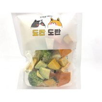 도란도란 반려동물 베지칩스 미니 동결건조 사료, 과일/야채, 2개, 20g
