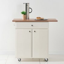 [리센트] 파스타 무빙주방수납카트2D1S, 상판 방향선택:왼쪽 손잡이