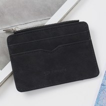 슬림 가죽 카드지갑 블랙 신분증 교통카드 명함 지갑