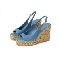 스튜어트 와이츠먼 아일랜드 Peep-토 Espadrille 웨지 314370