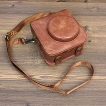 FUJIFILM 후지필름 FUJI instax mini 11 호환 카메라 케이스 커버, Brown, 1개