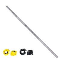 고강도 경량봉 1500mm 역기봉 중봉 직선바 스쿼트 데드리프트, 1500mm 경량봉 + 락조마구리 블랙