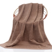 100% 면화 슈퍼 흡수성 두꺼운 타월 목욕 타올 소프트 타올 편안한 비치 타월, 커피, 70x140cm