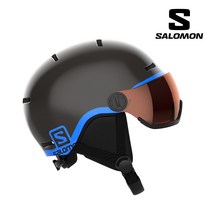 살로몬 GROM 그롬 바이저 일체형 어린이 아동 주니어 스키 보드 헬멧, PK_M