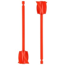 미장 콘크리트 전동 교반기 믹서드릴 농약 시멘트 산업용 믹서기 수지 믹서 패들 드릴용 에폭시 어태치먼트 재사용 가능한 페인트 드릴, [02] Red