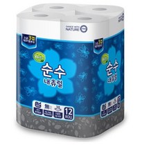 헬로 순수 내츄럴 27M, 12롤, 4개