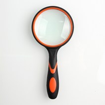 더블 컬러 대형 돋보기(100mm 2.5배율)/핸디형 확대경