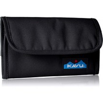 KAVU 몬도 스펜더 트라이폴드 지갑 클러치 트래블 오거나이저 제트 블랙 프리 사이즈