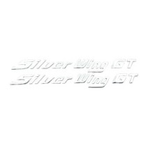 크롬/골드 바이크 오토바이 3D 바디 클릭 로고 데칼 배지 엠블럼 스티커 혼다 실버 윙 GT 250 400 600 소프트 플라스틱, [01] 3D Chrome Decals