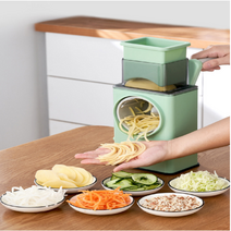 우리가족방 다용도 안전 회전 멀티 만능 슬라이서 채칼, 만능 야채 채칼