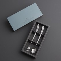인스푼 티스푼포크 돌답례품 티스푼세트, 슬림윙크 2P (포크1+티스푼1), 인쇄 / 포장안함