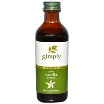 심플리오가닉 마다가스카 퓨어 바닐라 추출물 글루텐 프리, 118ml, 1개