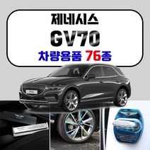 [브레든] 제네시스 GV70 차량용품 튜닝 악세사리 모음 도어커버 인테리어 용품 휴대폰거치대, 6-04_아크릴 B필러 몰딩 : 블랙_B+C필러