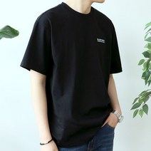 블루포스 국내생산 남녀공용 BG썸머런 반팔티 오버핏 아트웍 전사 캐주얼 반팔 티셔츠 일러스트 나염 커플룩 단체복
