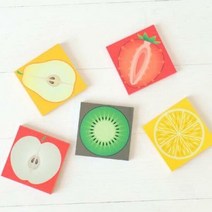 아트박스/모노라이크 과일 메모블럭 - FRUIT-B (메모지메모패드), 옵션선택:본품, 단품