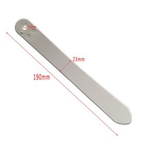 1 세트 스노우 보드 신발 바인딩 부품 2 래칫 버클 또는 발목 스노우 보드 용 2 개의 바인딩 스트랩 Bindii, 05 190mm with hole