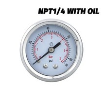 휠캡 tpms 젠더 자동차 휠 프로텍터 락볼트 Y50z 축 수압 게이지 스테인레스 스틸 쉘 스레드 연결 휴대용 진공 압력, 0-1Mpa+01