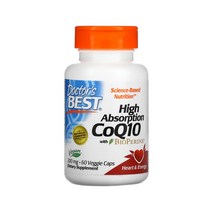닥터스베스트 코큐텐 바이오페린 CoQ10 200mg 유비퀴논 베지캡슐 60정, 1개