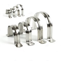 소켓 파이프 U자형 수도관 브라켓 에어컨 배관 새들 부속, M100