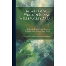 (영문도서) Data on Water Wells in Indian Wells Valley Area: Inyo Kern and San Bernardino Counties Cali... Hardcover, Hassell Street Press, English, 9781019352182