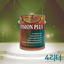 우드케어 오일스테인 비전 플러스 4리터, 09.WC-711(밤나무)