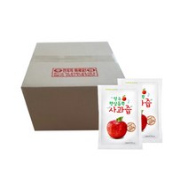 앤드마켓 햇살 듬뿍 사과즙 100ml x 100팩(벌크)