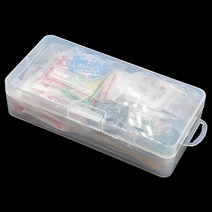 Electronic components Kits Metal film Resistor assortment kit led diodes electrolytic [B00019086], 01-With Box-19086