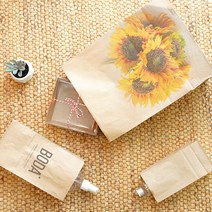 (인쇄가능) 디더스트백 14 크라프트 종이 포장봉투 10장-각대 택배봉투, 1호_9X18(10장)