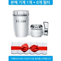 하이얼 수도꼭지 가정용 정수기 HT101-1, 하얀색