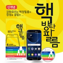 갤럭시와이드3 핵 방탄 필름 (AFB) (2EA 1SET) SM-J737S, 해당옵션으로 구매, 본상품선택
