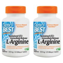 닥터스베스트 L-아르기닌 500mg 바이레이어 타블렛, 120개입, 2개