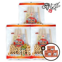 범표어묵 꼬불이 꼬치어묵 3봉 (냉동), 단품