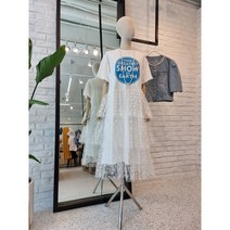 [반다리] 쇼 도트 3단 샤스커트 캉캉 원피스