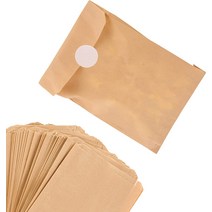식용구리스 커피머신구리스 커피머신윤활제 종이 샌드위치 백 크래프트 브라운 (125팩) 식품 등급 가방 밀, 한개옵션0