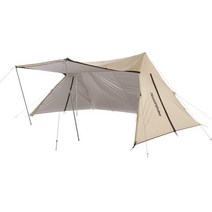 Naturehike 공식 숍 팝 텐트 5-8인용 대인원 쉘터 텐트 5.5Mx3.3M UV컷 4개 폴 첨부 영사막 첨부 터프 텐트 차광 아웃도어 캠프장 다기능 군막 가정용 파티 (카키)