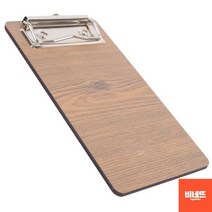 판떼기 거래명세표철 빌지 종이판 음료메뉴판 소 블랙 식당빌지 clipboard 카페메뉴판, 160/갈색, 기본
