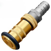 소방용 관창 노즐 소화전 물분사 소방 분사 호스 연결 주차장 청소 살수 직수 파이프, 05.25mm+볼밸브+연장304클램프+테이프