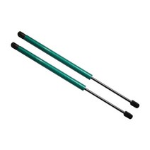 현대 그랜드 starex h1 2007-2017 용 전면 후드 보닛 스트럿바 2, 녹색 탄소 섬유