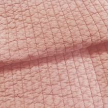 [싸다원단] 14mm - 연핑크 워싱피그먼트 양면 누빔원단 [YN143]