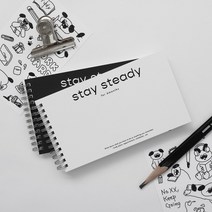 비온뒤 stay steady 스터디플래너 (6개월 공부다이어리 시험 플래너 공부노트), 화이트(white)