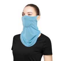 헤어밴드 머리띠 남자 무지 면 넓은 터번 반다나 추신수 야외 스포츠용 사이클링 얼굴 마스크, 06 Sky Blue