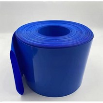 열수축필름 PVC 튜브 리튬 배터리 팩 플라스틱 난연성 슬리브 파란색 필름 보호, 블루폭480mm(1m가격/단층두께0.15mm)