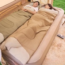 포근한 혹한기침낭 발열 휴대용 백패킹침낭, 2.3Kg 중공면 크림(2°C에 적합), 1개