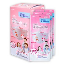 대박이네 하이가드 식약처인증 KF-94 방역마스크 엠대형(연분홍), 90매, 핑크